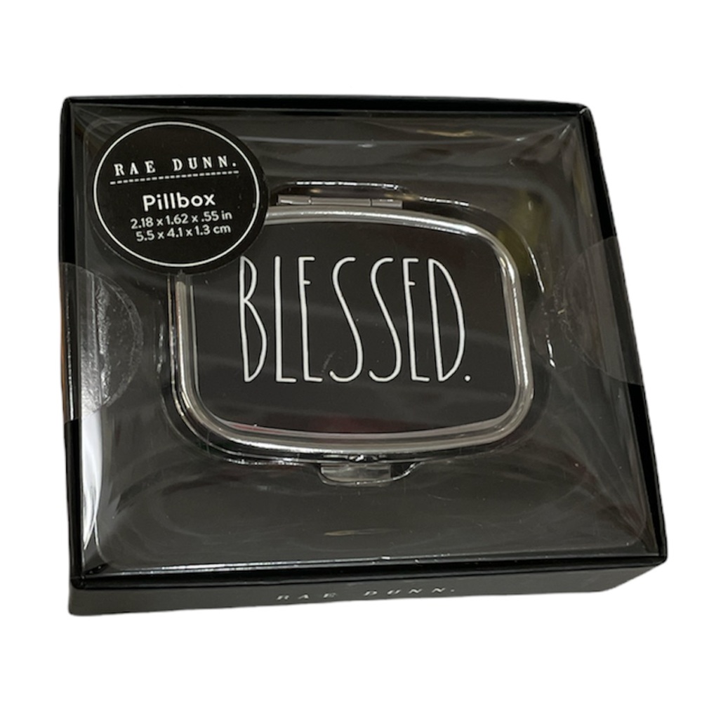 NIB Rae Dunn BLESSED Pillbox 💊
